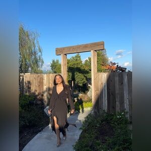 Zara Black Ruffled Dress Limited Edition